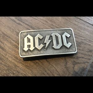 AC⚡️DC Belt buckle Rock n’ roll Unisex 100% pewter